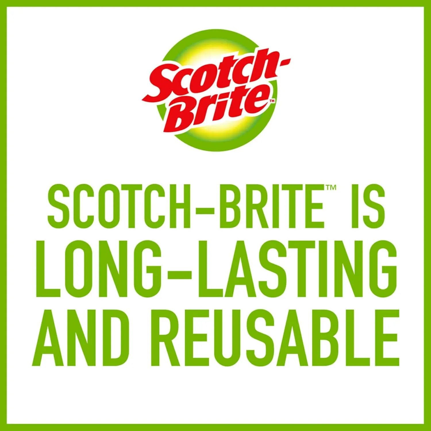 3M 220-8-CC 6-Inch by 9-Inch Scotch-Brite Heavy Duty Scour Pad, 8 Count