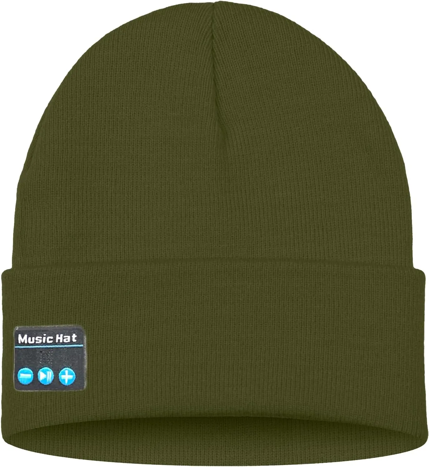ATNKE LED Lighted Bluetooth Beanie Hat,USB Rechargeable 4 LED Wireless Music Running Headlamp Cap Gift for Men and Women