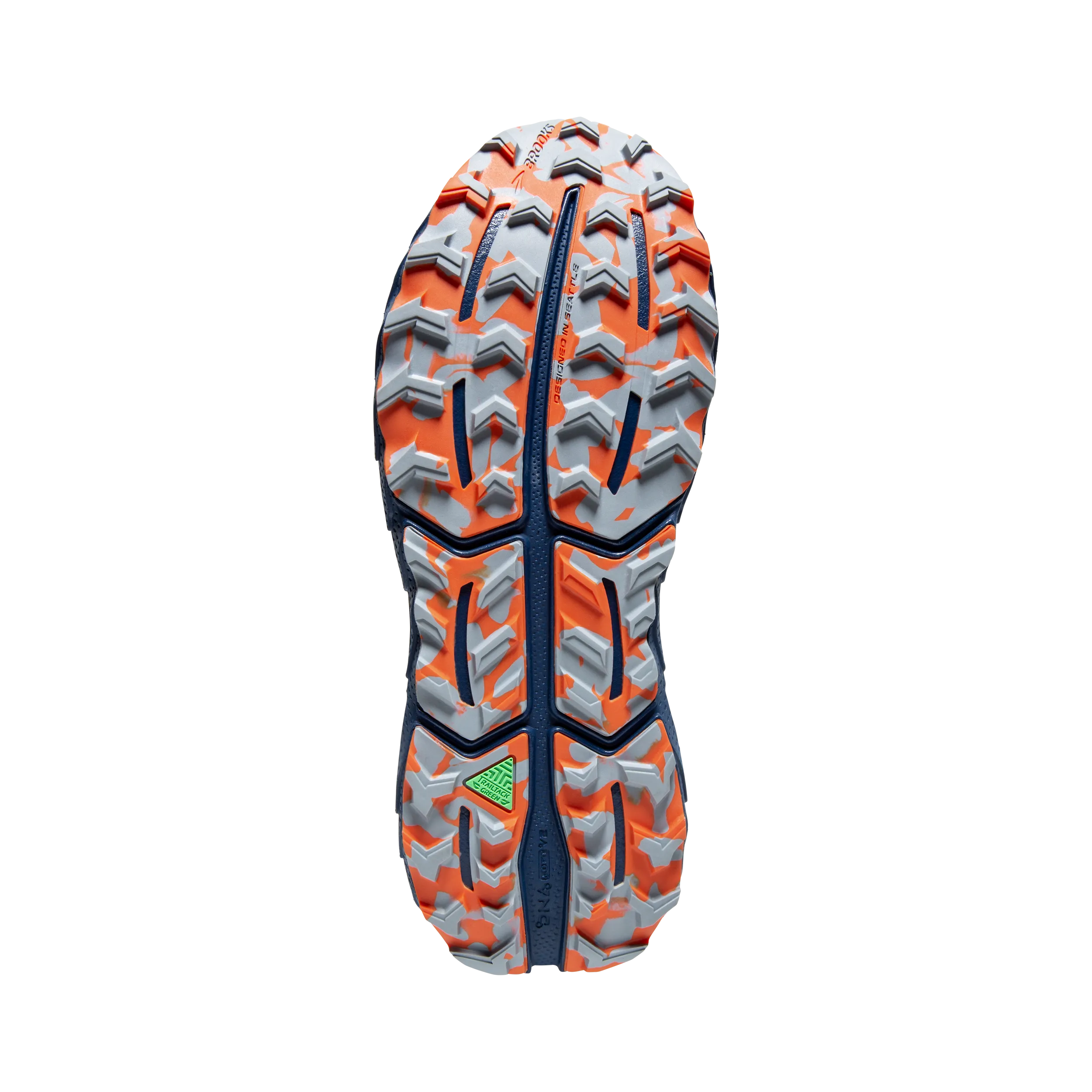 Brooks Cascadia 17 GTX (D Width) - Black/ Blue/ Firecracker (Mens)
