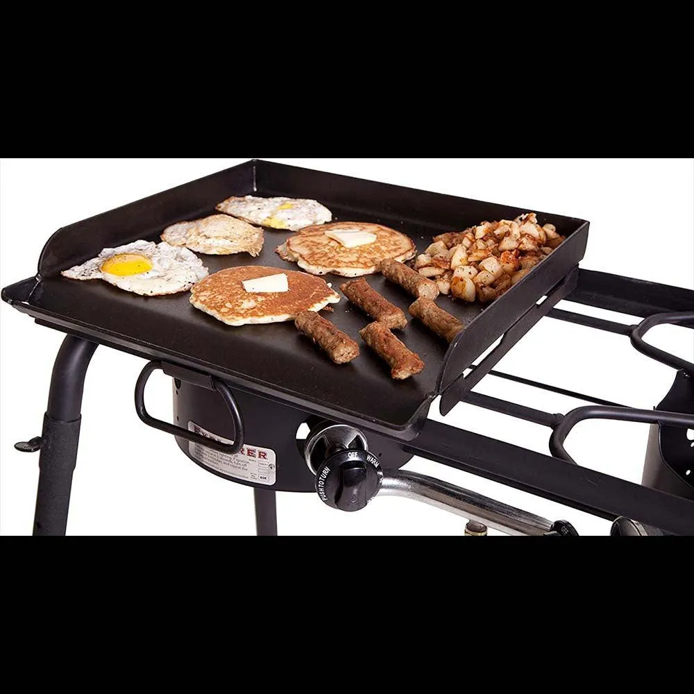 Camp Chef - 14 Inch Flat Top Griddle Cast Iron Cooktop (Single Burner)