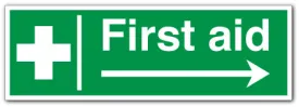 First aid - arrow right