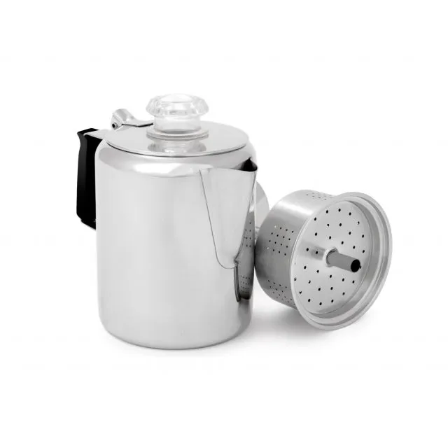 Glacier Stainless 3 Cup Perc W/Silicone Handle