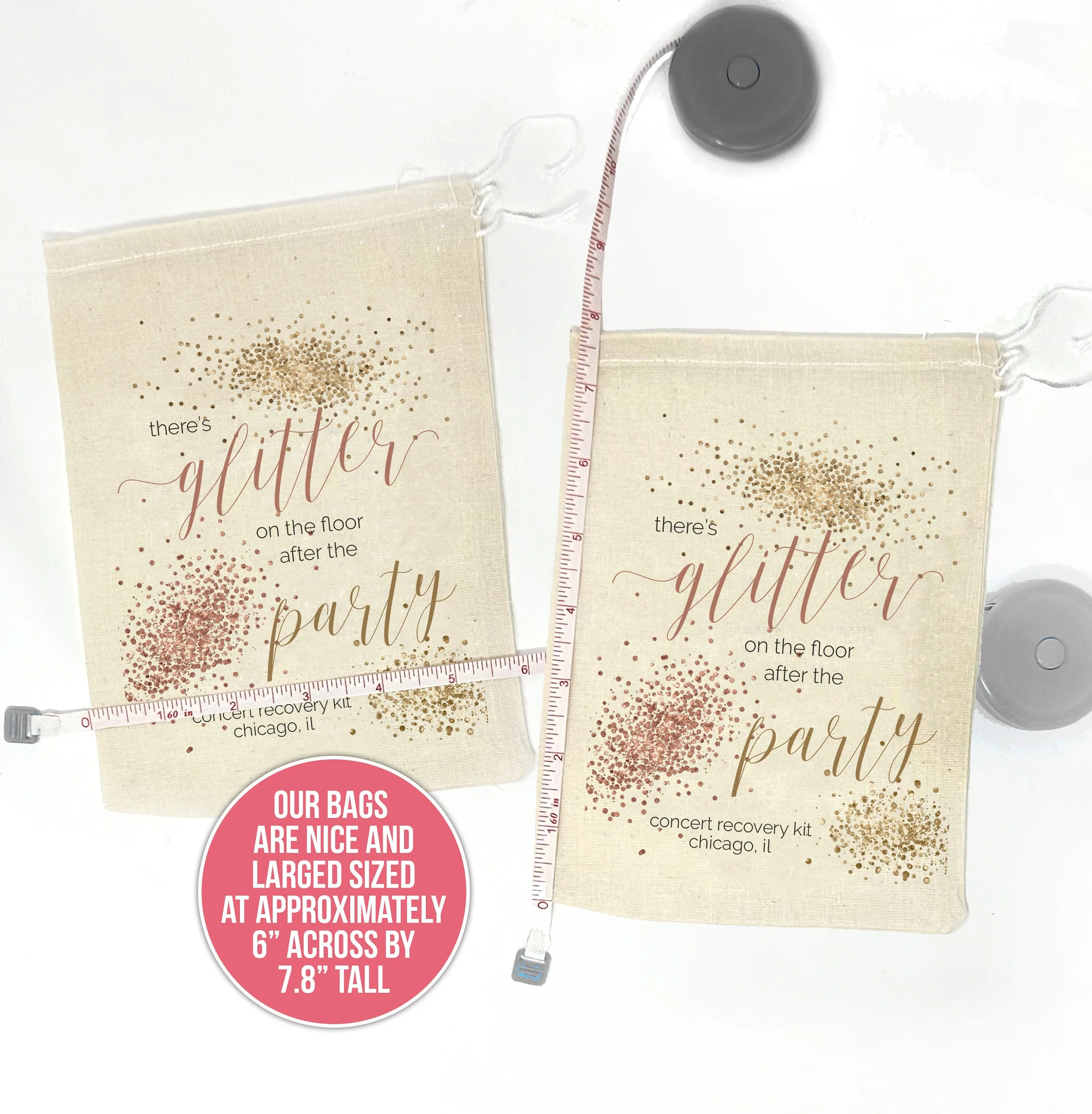 glitter on the floor after the party recovery kit survival kit party kit for concert taylor fun concert favor gifts bachelorette party