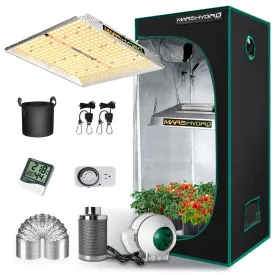 Mars Hydro TS 1000 LED Grow Light And 2.3' x 2.3' x 5.3' Indoor Tent Kit