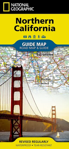 Northern California Map (National Geographic Guide Map) Map  Folded Map, December 12, 2023
