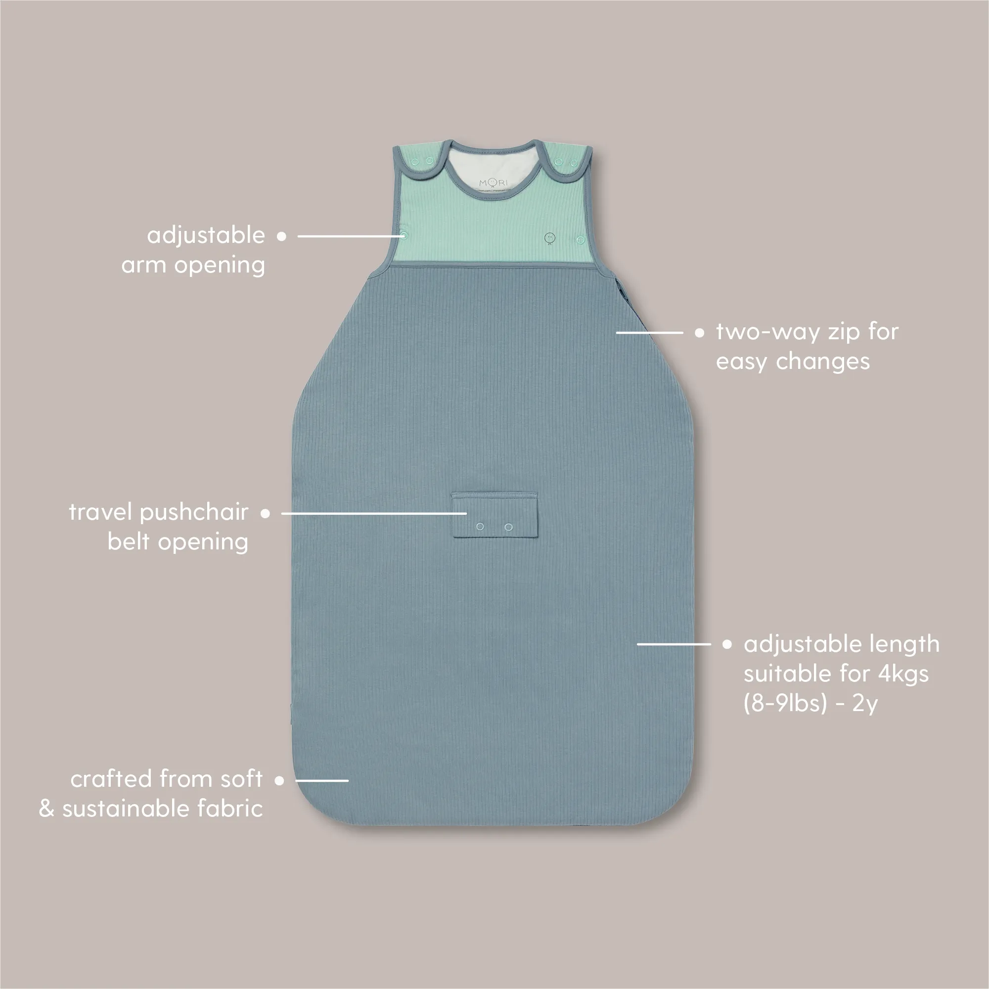 Ribbed Clever Sleeping Bag 1.5 TOG