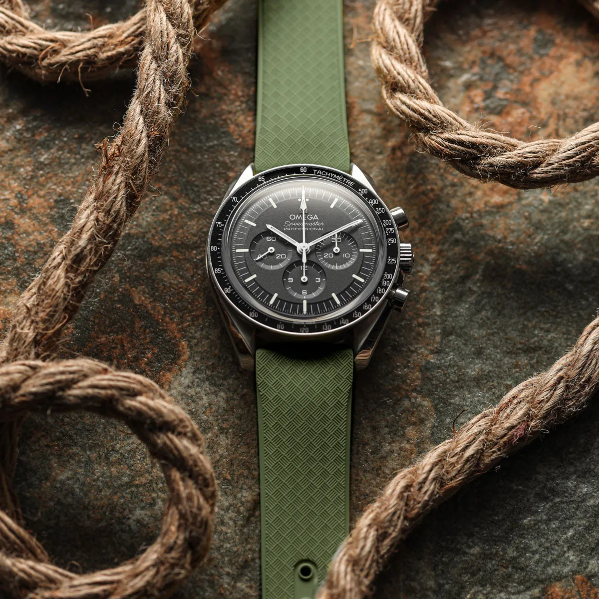 StormTropic Rubber Watch Strap (MKII) - Sunset Orange