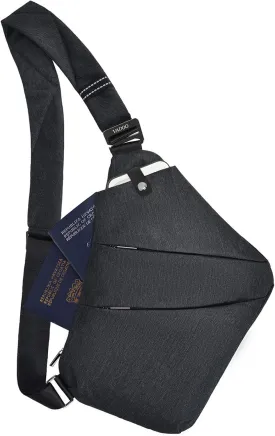 VADOO Sling Bag - Anti-theft Crossbody Shoulder Bag for Men and Women